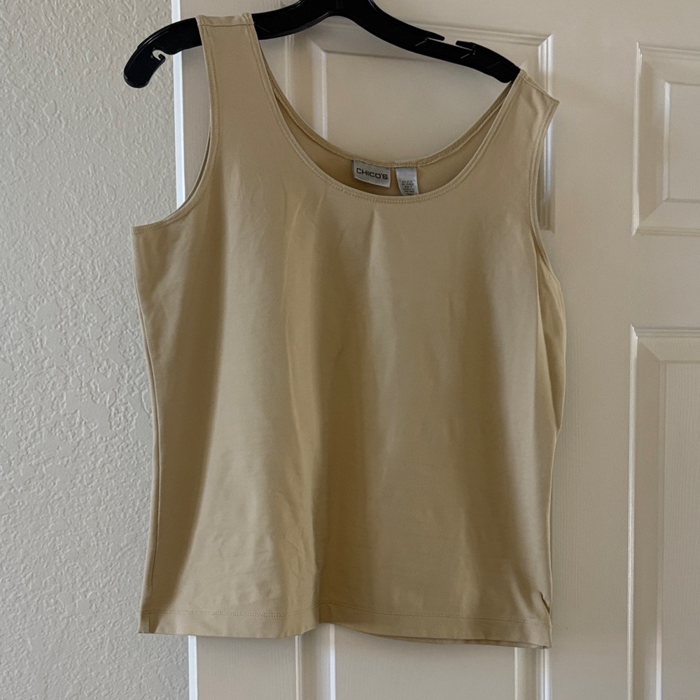 Chico's Light Tan Tank Top